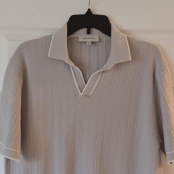 LIKE NEW! Bugatchi Johnny Collar Rib Polo Size Medium - Picture 8 of 13